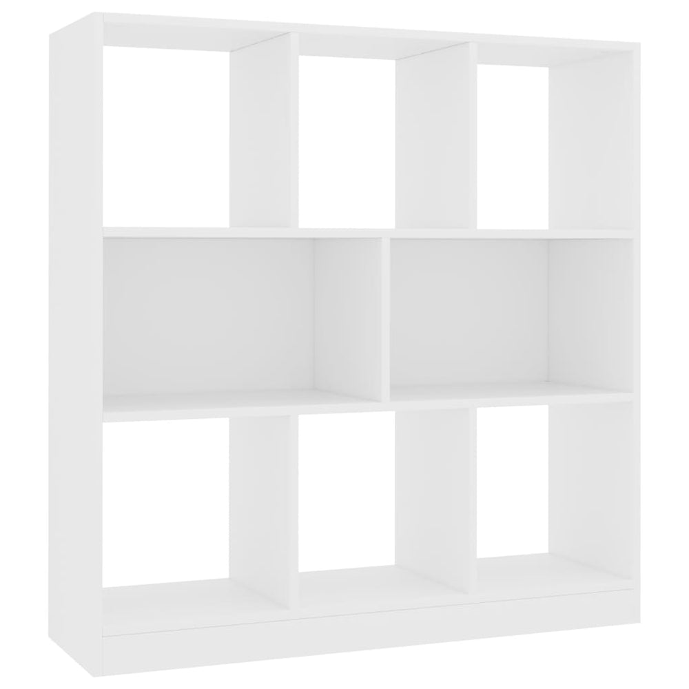 Weißes Bücherregal, 97,5 cm Breit