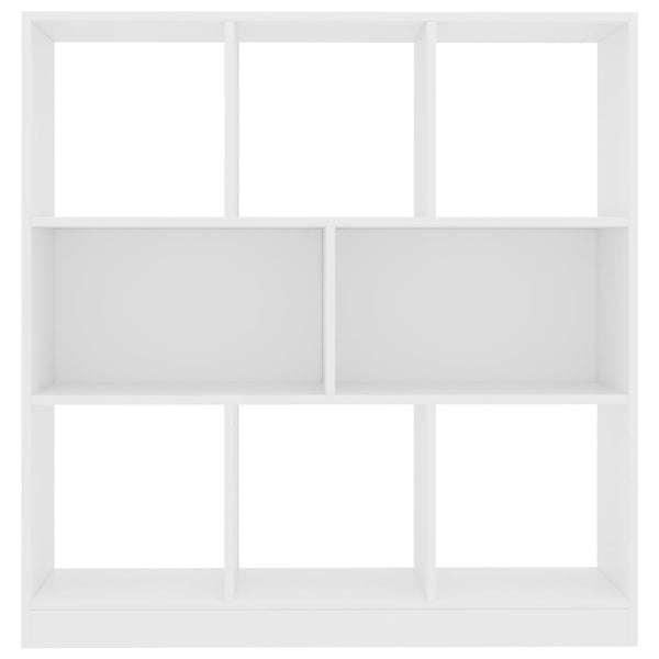 Weißes Bücherregal, 97,5 cm Breit