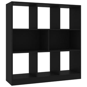 Schwarzes Bücherregal, 97,5 cm Breit