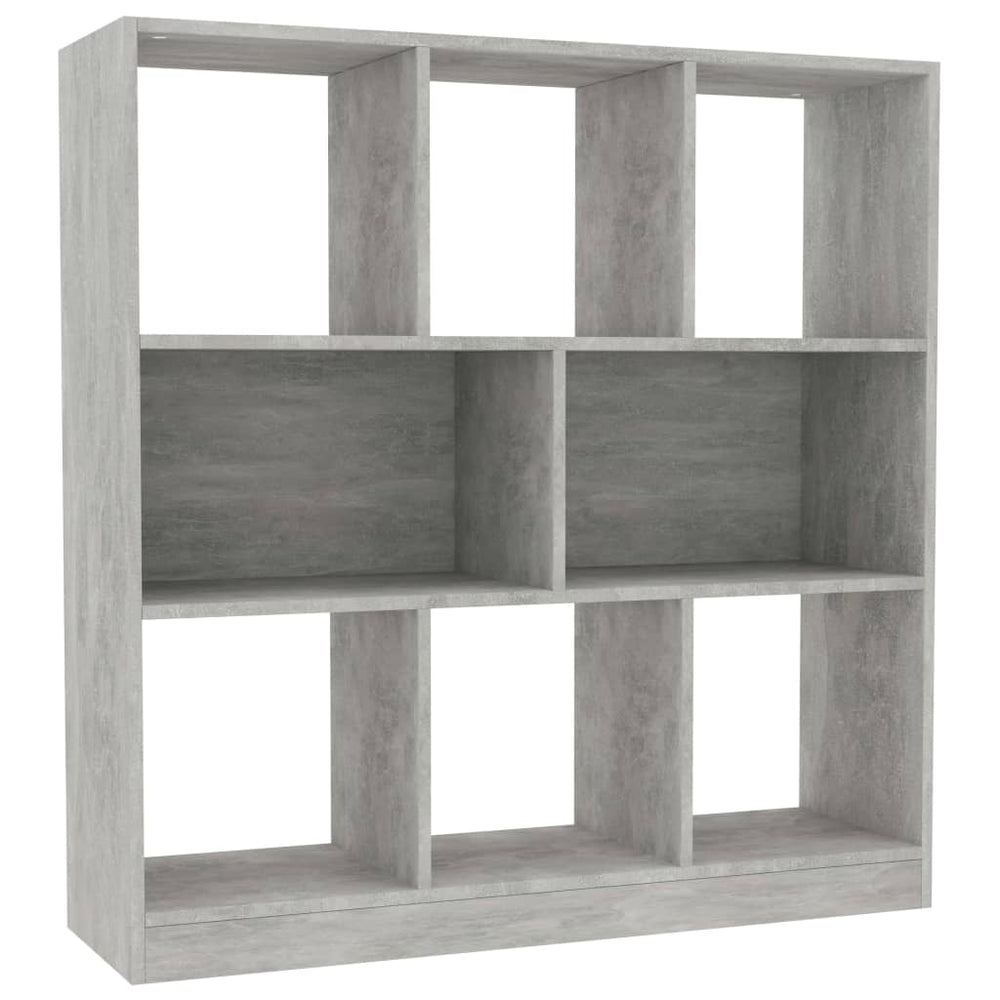 Betongraues Bücherregal, 97,5 cm