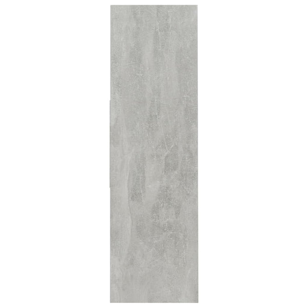 Betongraues Bücherregal, 97,5 cm