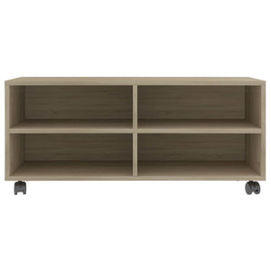 TV-Schrank Sonoma-Eiche 90 cm mit Rollen