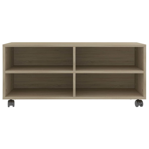 TV-Schrank Sonoma-Eiche 90 cm mit Rollen