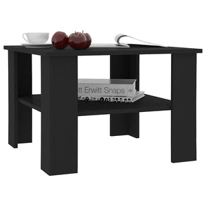 Schwarzer Couchtisch 60x60 cm