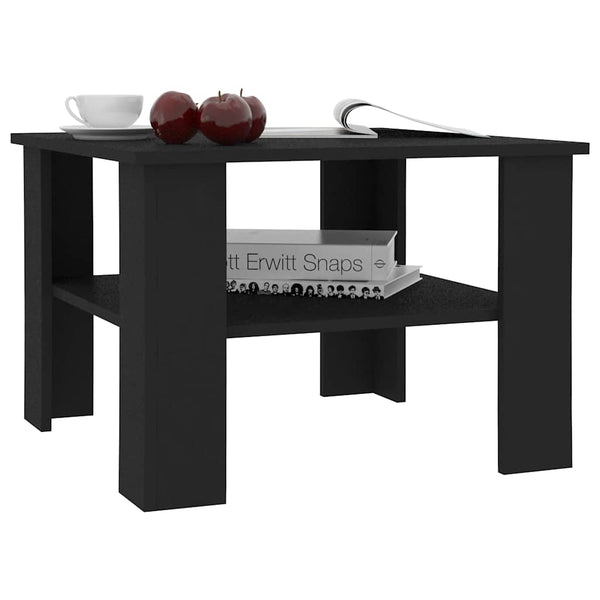 Schwarzer Couchtisch 60x60 cm