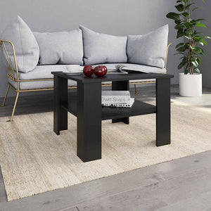 Schwarzer Couchtisch 60x60 cm