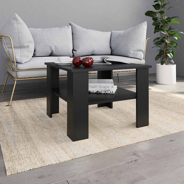 Schwarzer Couchtisch 60x60 cm