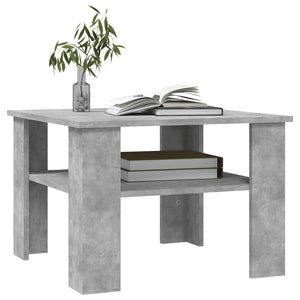 Betongrau Couchtisch 60x60 cm