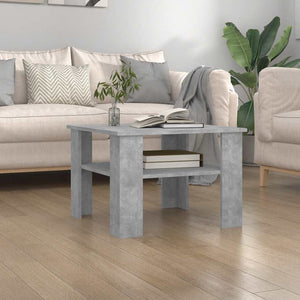 Betongrau Couchtisch 60x60 cm