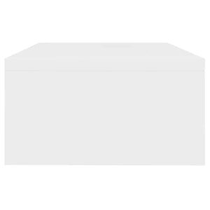 vidaXL Support d'écran Blanc 42x24x13 cm Bois d'ingénierie