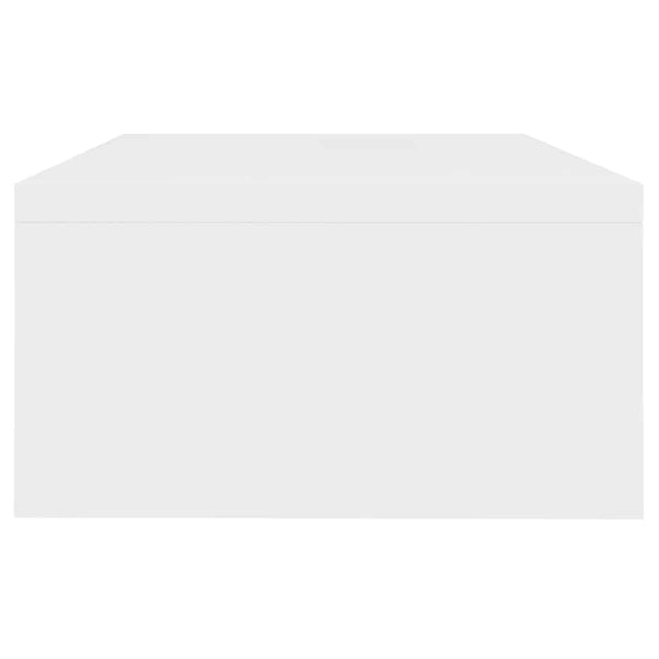 vidaXL Support d'écran Blanc 42x24x13 cm Bois d'ingénierie