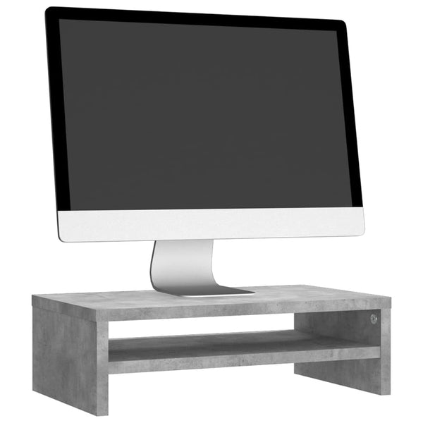 Monitorständer Betongrau 42 cm