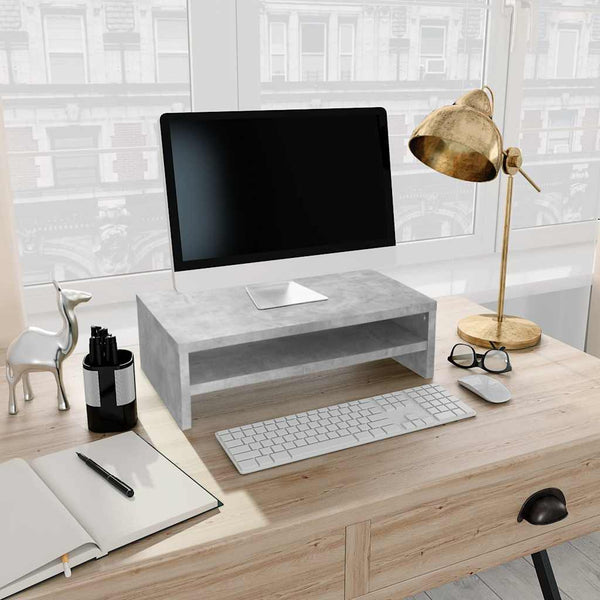 Monitorständer Betongrau 42 cm