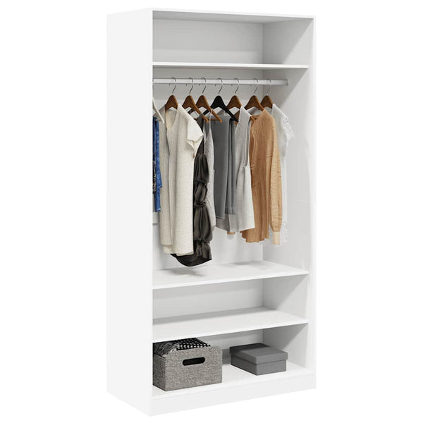Weißer Kleiderschrank 100x50x200 cm