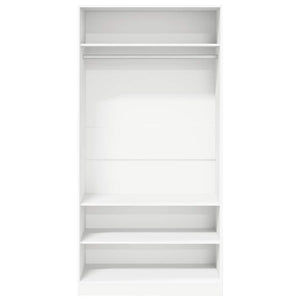 Weißer Kleiderschrank 100x50x200 cm