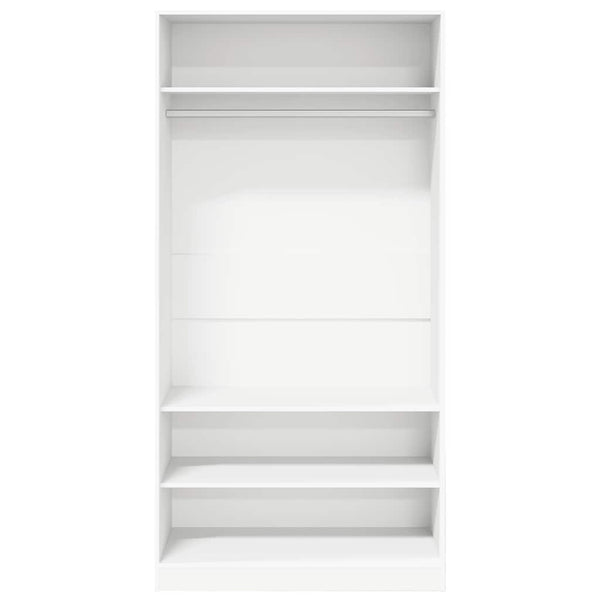 Weißer Kleiderschrank 100x50x200 cm