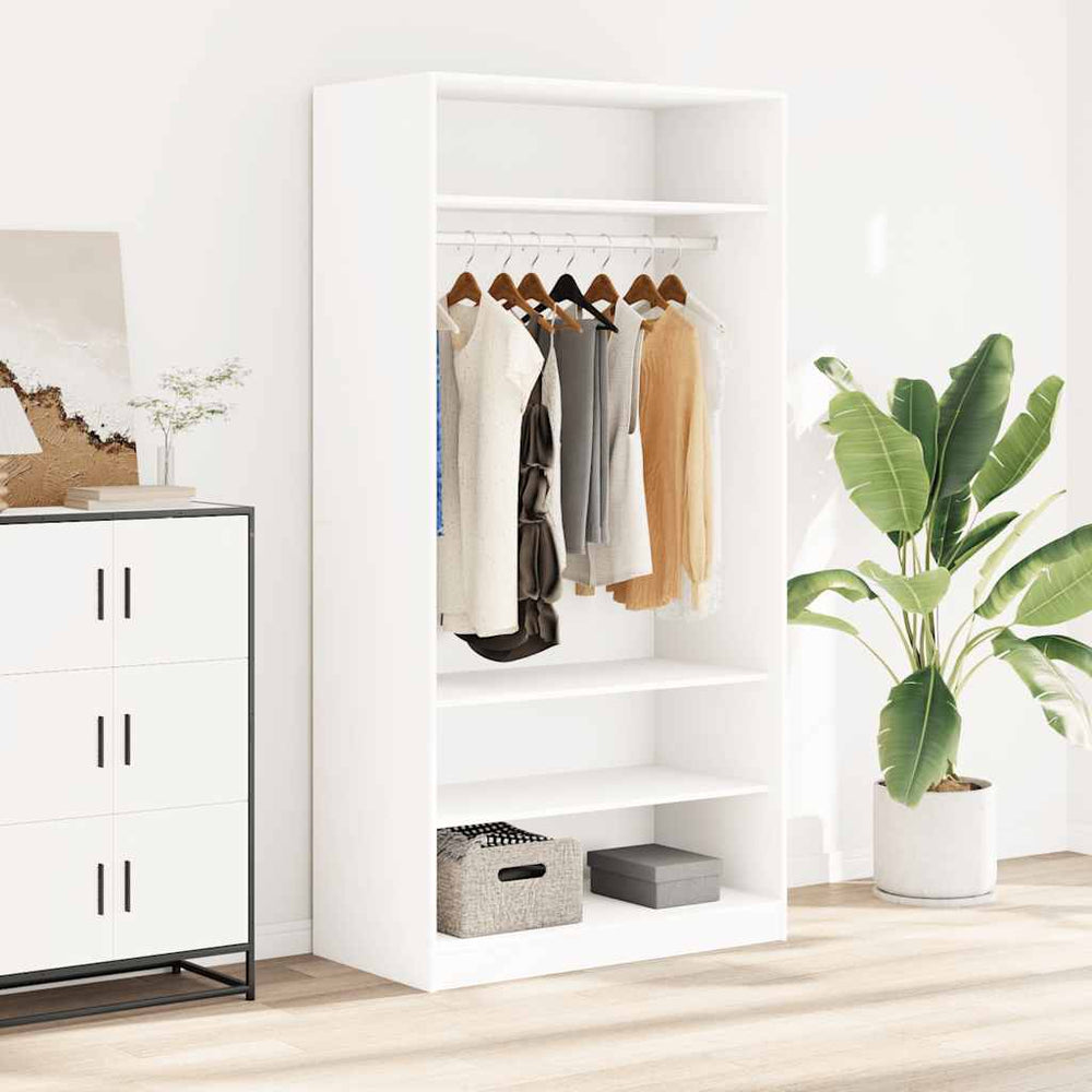 Weißer Kleiderschrank 100x50x200 cm