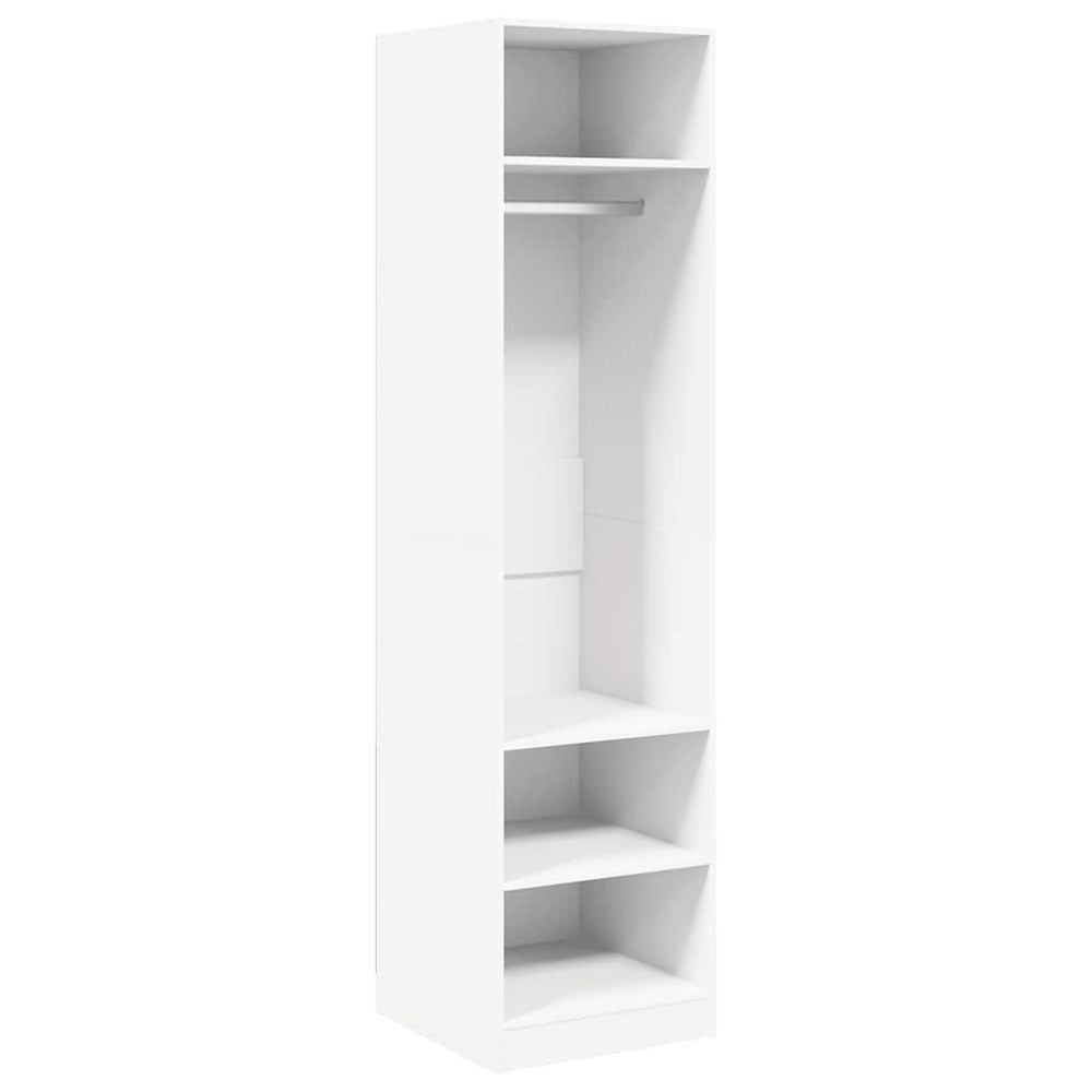 Weißer Kleiderschrank 50x50x200 cm