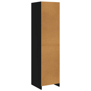 Schwarzer Kleiderschrank 50x50x200 cm