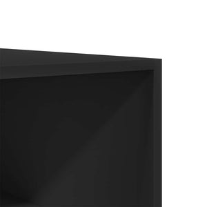 Schwarzer Kleiderschrank 50x50x200 cm