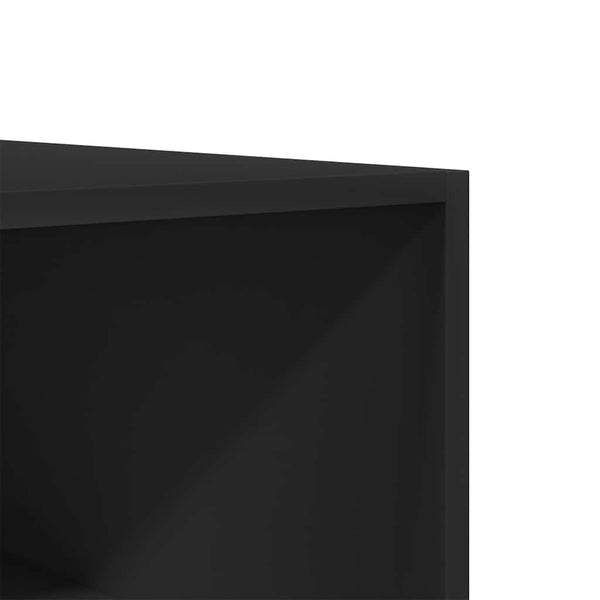Schwarzer Kleiderschrank 50x50x200 cm