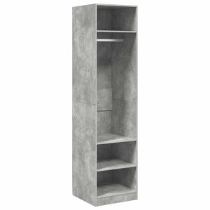 Kleiderschrank Betongrau 50x50x200 cm