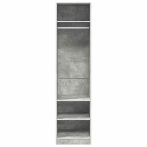Kleiderschrank Betongrau 50x50x200 cm