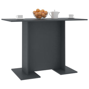 Grauer Esstisch 110x60 cm