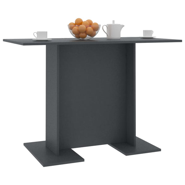 Grauer Esstisch 110x60 cm