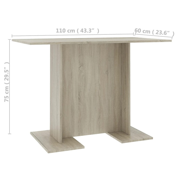Esstisch Sonoma Eiche 110x60 cm