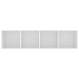 Weißes Bücherregal / TV-Schrank 143 cm