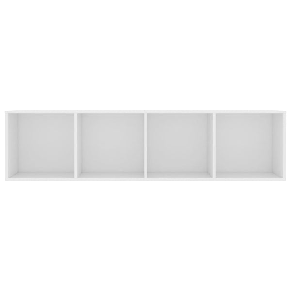 Weißes Bücherregal / TV-Schrank 143 cm