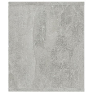 Betongraues Bücherregal/TV-Schrank, 143 cm