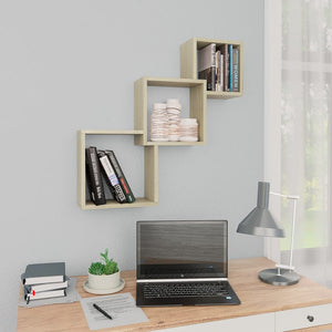 Cube Wandregal Sonoma Eiche 68x68 cm