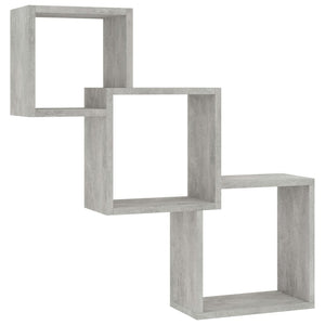 Betongraue Würfel Wandregale 68 cm