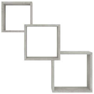 Betongraue Würfel Wandregale 68 cm