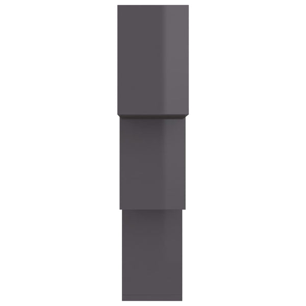 Cube Wandregal, Schwarz, 68 cm
