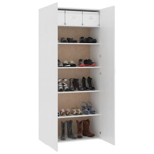 Weißer Schuhschrank 80 cm