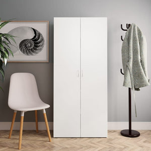 Weißer Schuhschrank 80 cm