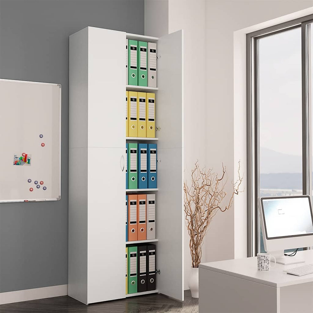 vidaXL Meuble TV blanc 60x32x190 cm Aggloméré