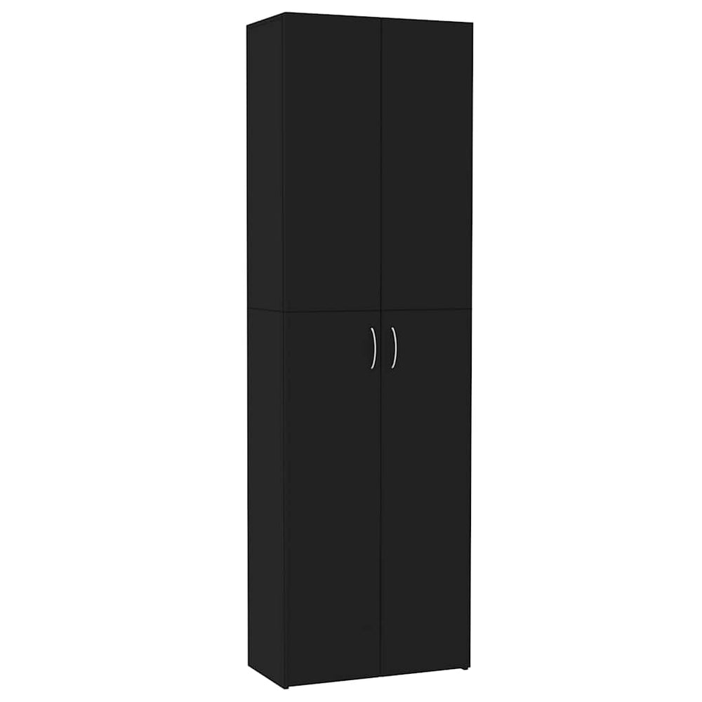 Büroschrank Schwarz 60x32x190 cm
