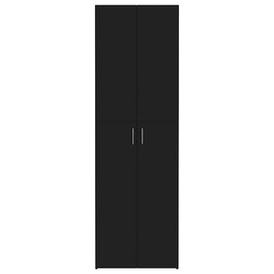 Büroschrank Schwarz 60x32x190 cm