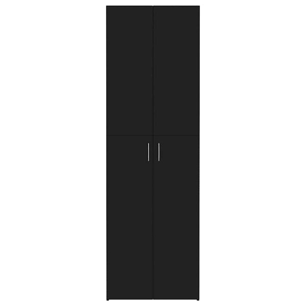 Büroschrank Schwarz 60x32x190 cm