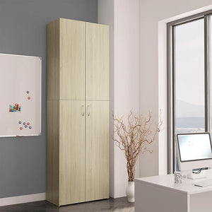 Büroschrank Sonoma Eiche 60x32x190 cm