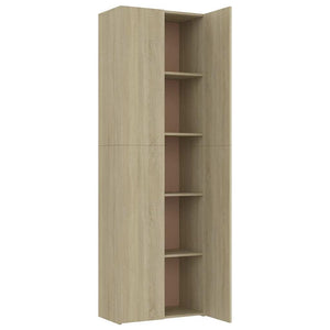 Büroschrank Sonoma Eiche 60x32x190 cm