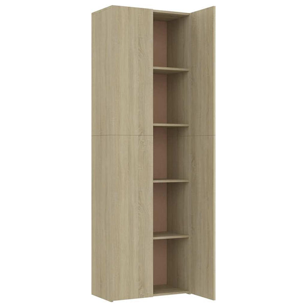 Büroschrank Sonoma Eiche 60x32x190 cm