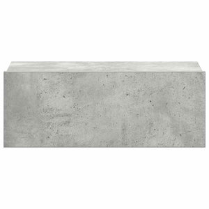 Hängender Nachttisch Betongrau 40x30x15 cm