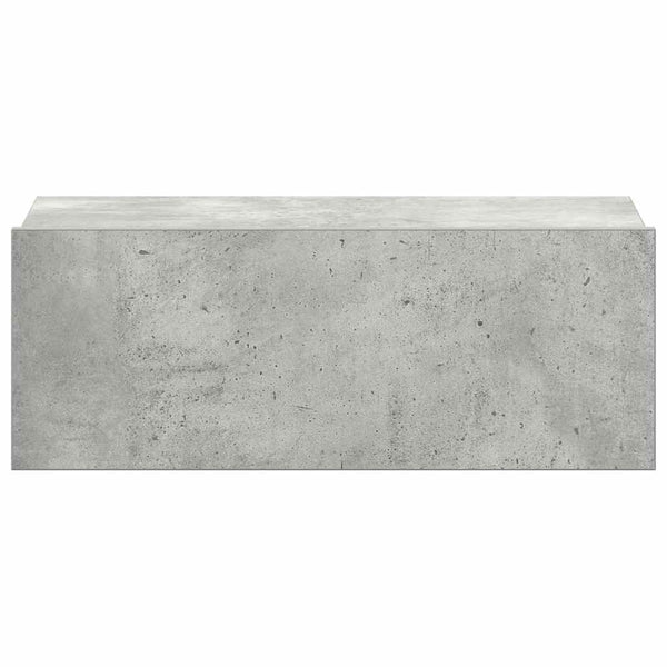 Hängender Nachttisch Betongrau 40x30x15 cm