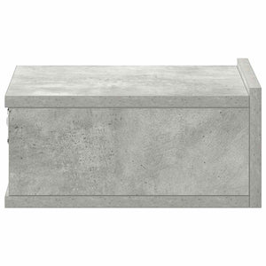 Hängender Nachttisch Betongrau 40x30x15 cm