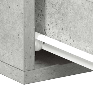 Hängender Nachttisch Betongrau 40x30x15 cm